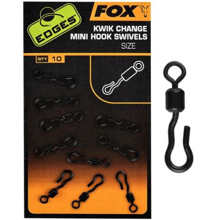Fox Krętliki Kwik Change Mini Hook Swivels r.11