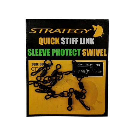 Strategy Quick Stiff Link Sleeve Protect Swivel 8szt.