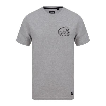 Navitas T-Shirt Knuckles Tee Grey Marle XL