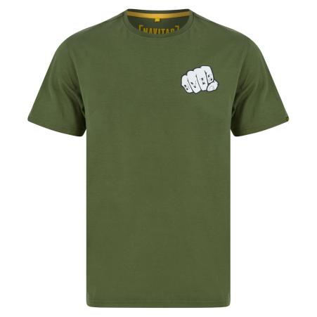 Navitas T-Shirt Tee Green Knuckles XL