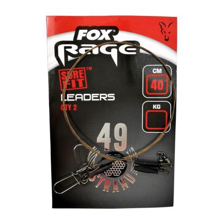 Fox Rage Przypon Strand Surefit 49 Leaders 40cm/23kg 2szt. 