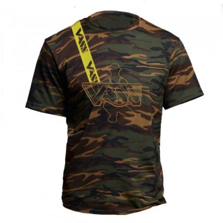 Vass T-Shirt Embroidered Camouflage W/STRAP S