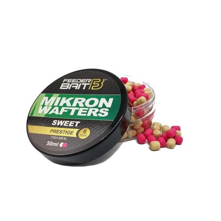Feeder Bait Mikron Wafters 6mm Sweet Pink-White
