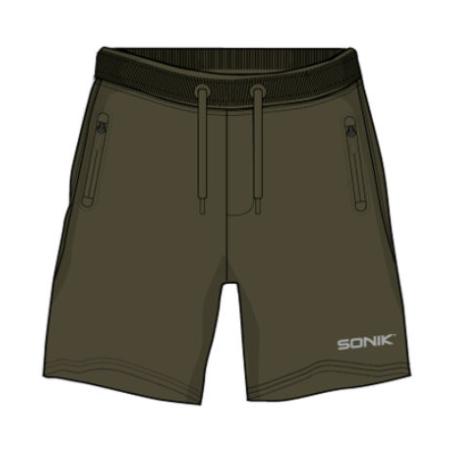 Sonik Shorts Fleece Green M