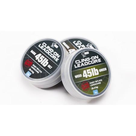 Nash 45lb Cling-On Leadcore Weed Green 7mtr