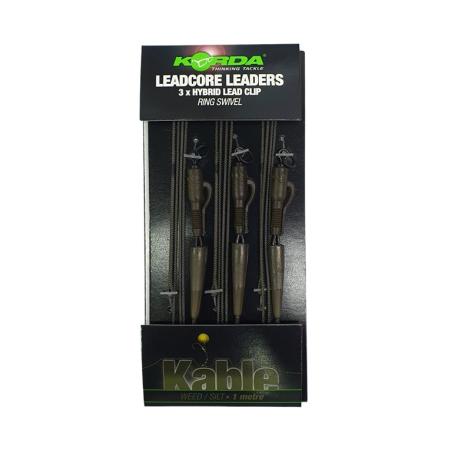 Korda Leadcore Leaders Lead Clip Weed/Silt
