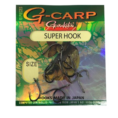 Gamakatsu Carp Super Black r.4 10szt haczyki