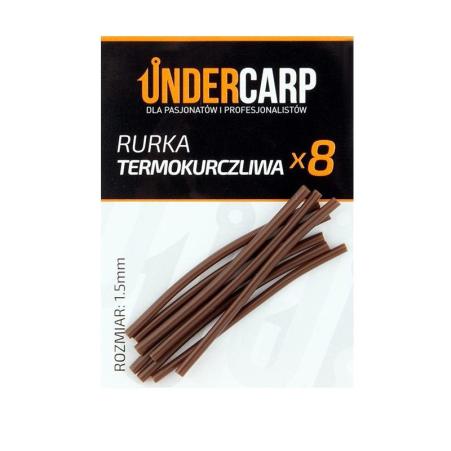 UnderCarp Rurka termokurczliwa Brązowa 1,5mm 8szt. 