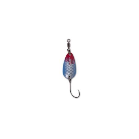 Silver Blue 2,5cm 2g Bloody Loony Spoon Magic Trout Quantum