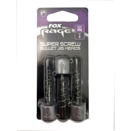 Fox Rage Super Screws 30g x 3pcs
