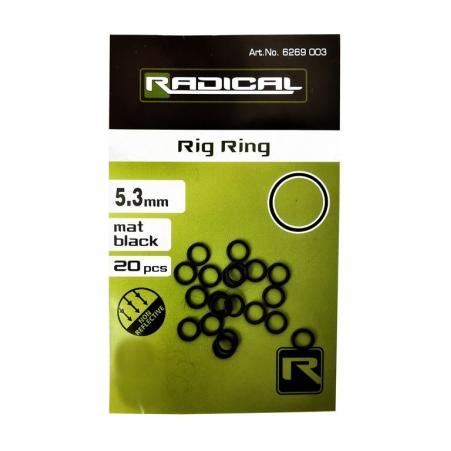 Radical Kółko Łącznikowe Rig Ring 5.3mm Mat Black 20szt.