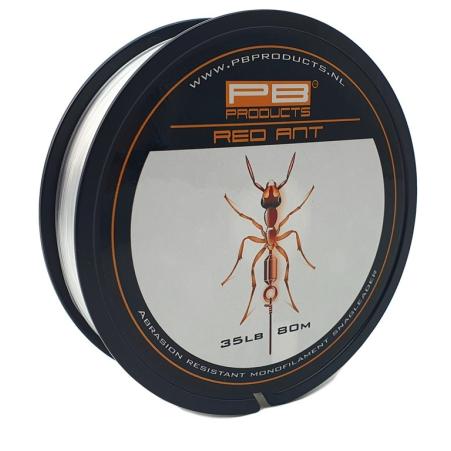 PB Products Red Ant Mono Snagleader 35LB 80m

