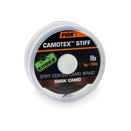 Fox Camotex Stiff Dark Camo 20lb 20m
