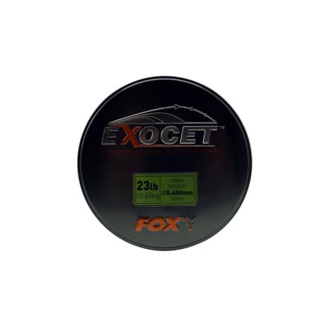 Fox Exocet mono trans khaki 0.400mm 23lbs / 10.45kgs