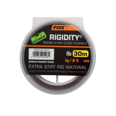 Fox Rigidity Chod Filament Trans Khaki 0.57mm 30lb 30m
