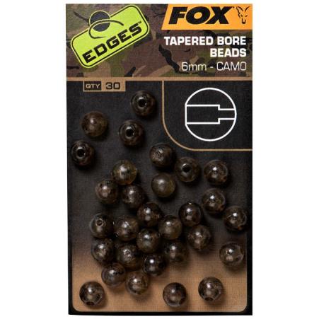 Fox Koraliki Edges Tapered Bore Beads Camo 6mm 30szt.