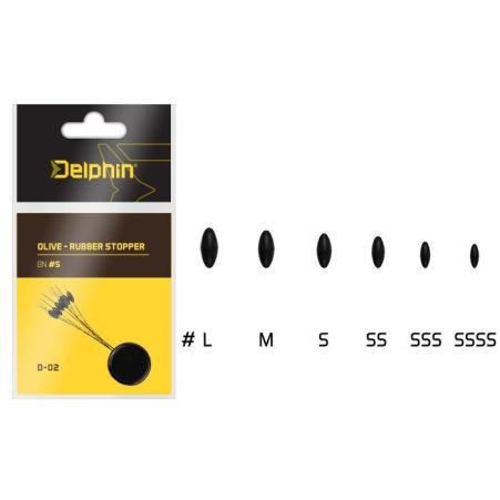 Delphin Stopery Olive Rubber S