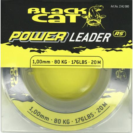 Black Cat Power Leader 1mm 80kg 176lb 20m