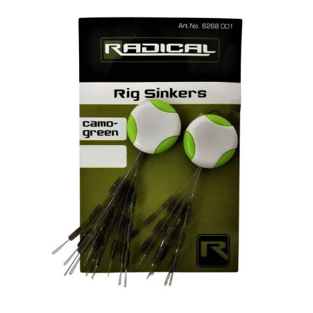 Radical Rig Sinkers Camo-Green 30+30szt. 