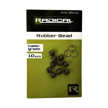 Radical Rubber Bead Camo-Green 10szt. 