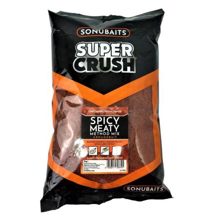 SonuBaits Supercrush Spicy Meaty Method Mix 2kg