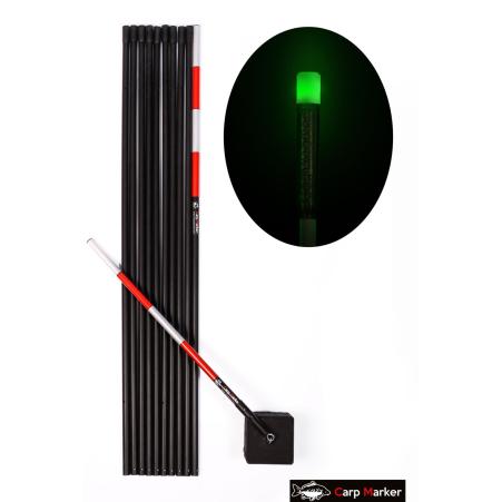 Carp Marker LED Zielony Marker Karpiowy 10m z Głowicą


