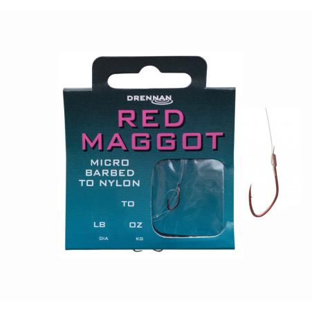 Drennan Red Maggot Micro Barbed r.16 0.14mm 35cm przypony