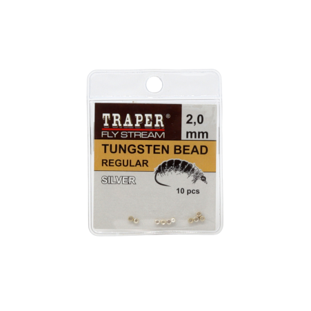 Traper Tungsten Regular 2mm Silver główki wolframowe