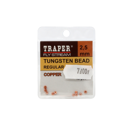 Traper Tungsten Regular 2.5mm Copper główki wolframowe