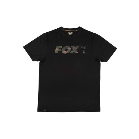 Fox T-Shirt Print Logo Black/Camo M