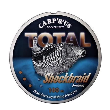 Carp'r'us ShockBraid 0.30mm 30lb 100m strzałówka