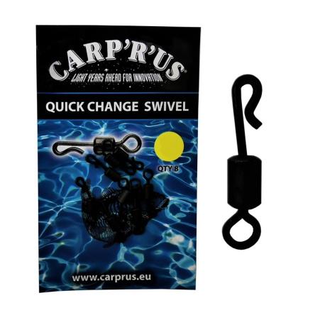 Carp’r’us Quick Change Swivel r. 8 8szt Krętlik z szybkozłączką