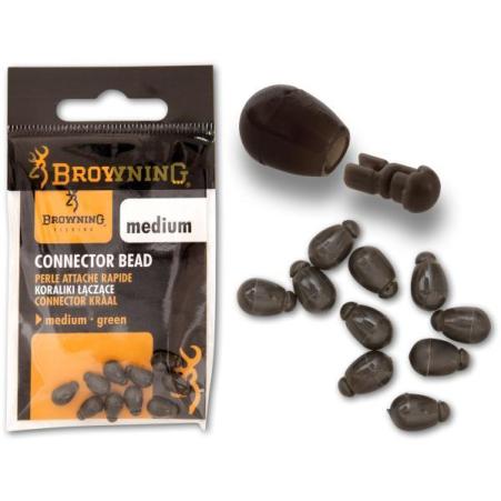 Browning Connector Bead Large zielone 10szt