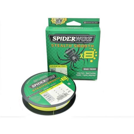 SpiderWire Strealth Smooth x8 0.29mm 26.4kg 150m Hi-Vis Yellow