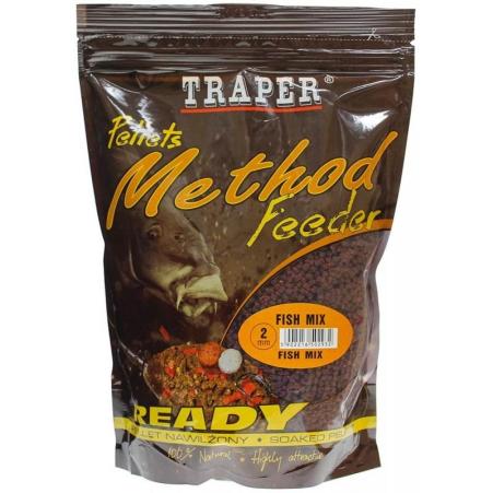 Traper Pellet Ready Method Feeder Fish Mix 2mm 500g