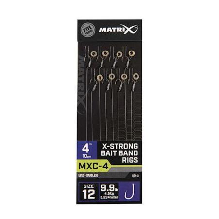Matrix MXC-4 X-Strong Barbless gumka r.12 0.23mm 10cm przypony