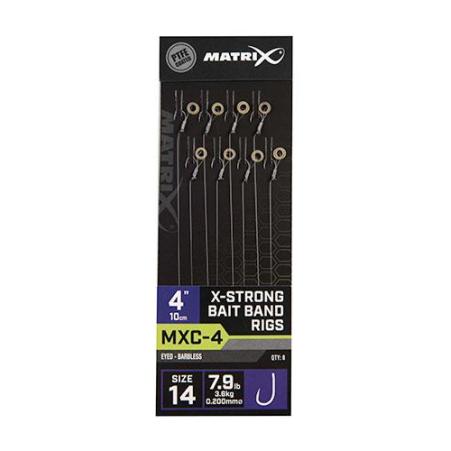 Matrix MXC-4 X-Strong Barbless gumka r.14 0.20mm 10cm przypony