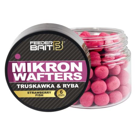 Feeder Bait Mikron Truskawka & Ryba Wafters 6mm
