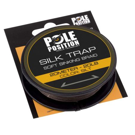 Pole Position Silk Trap Sinking Braid Silt 20lb 20m