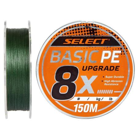 Select Basic PE 8x 150m 0,10mm 5.5kg Dark Green