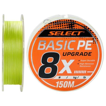 Select Basic PE 8x 150m 0,10mm 5.5kg Light Green