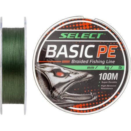 Select Basic PE 150m 0,12mm 5.6kg Dark Green