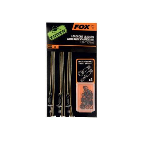 Fox Edges Light Camo Leadcore Leader Kits