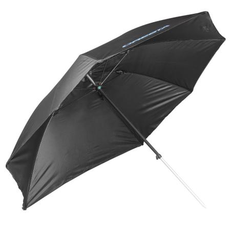 Cresta Flat Side Umbrella Black 250cm parasol