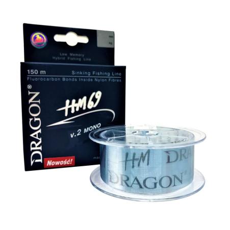 Dragon Żyłka HM69 v.2 Mono 0.16mm 150m Clear