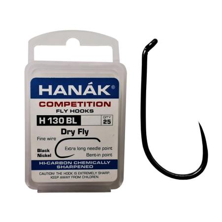 Haki Hanak Dry Fly H130 BL Rozmiar 10, 25szt