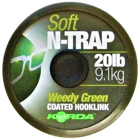 Korda Plecionka Przyponowa Soft N-Trap Weedy Green 20lb 20m