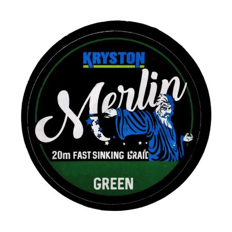 Kryston Plecionka Przyponowa Merlin 15lb 20m Green  