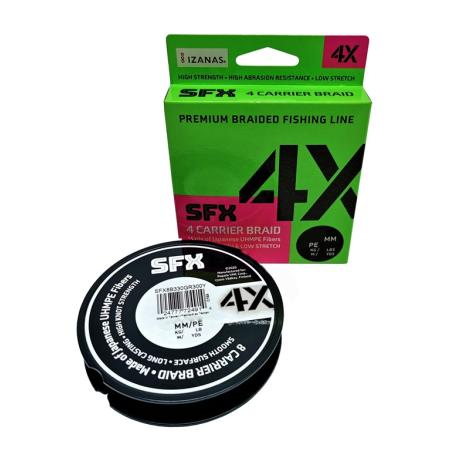 Sufix Plecionka SFX 4X Lo Vis Green 0.28mm 18kg 135m