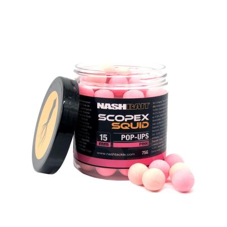 Nash Scopex Squid 15mm Pop Ups Pink